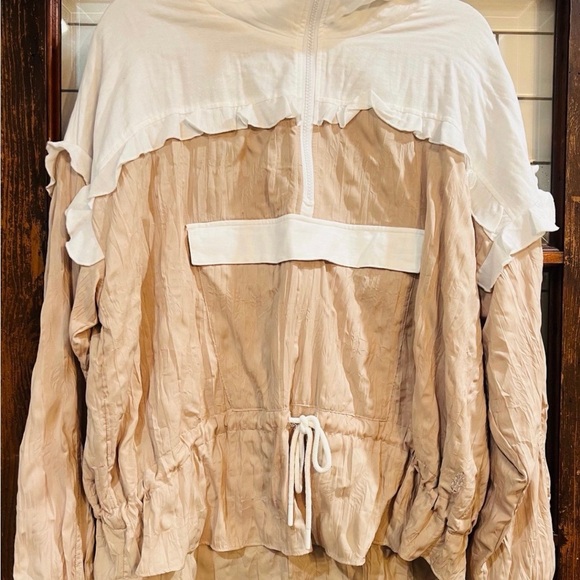 X FP Movement Lets Go Out Pullover in White Combo Free People - Picture 4 of 5